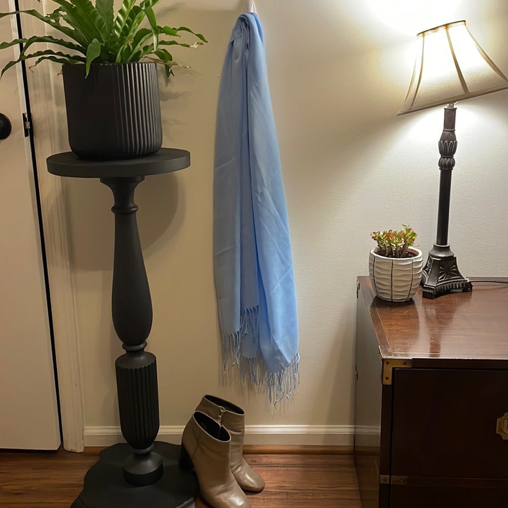 Baby Blue Pashmina Scarf